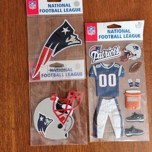 New England Patriots NFL Sticker Set